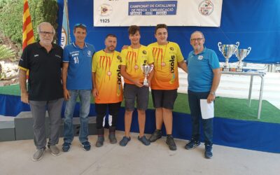Edgar Dalmau, Adrià Sole i Omar Tauste bronze al Campionat de Catalunya de Curricà Costaner 2023