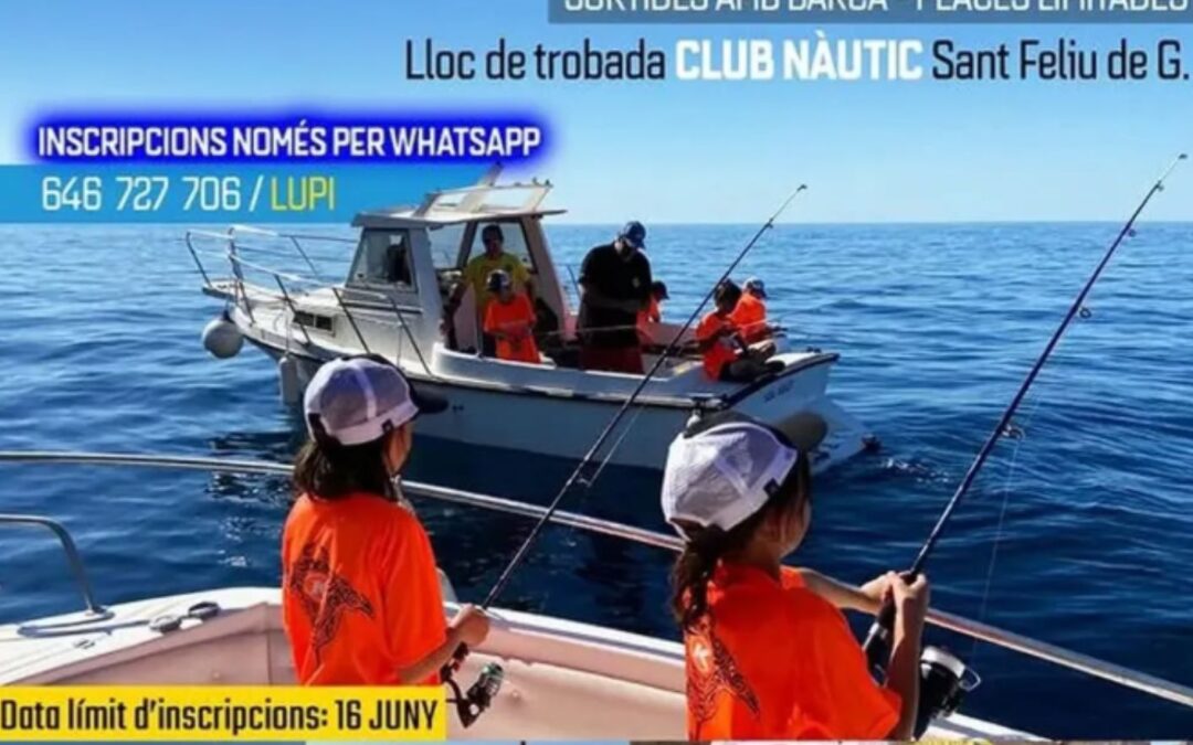 Oberta inscripció Escola de Pesca d’estiu: 29 juny – 6 i 13 juliol